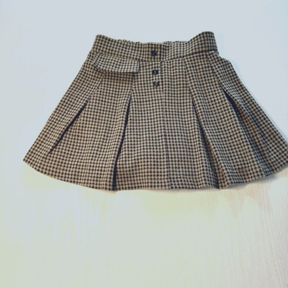 Girls Zara Check Skort Size 9